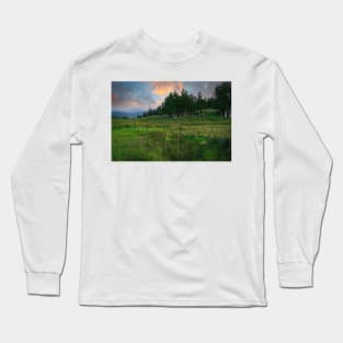 Alpine Meadow Sunrise Long Sleeve T-Shirt